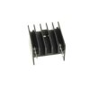 RADIATOR V7142 L 25mm CZARNY TO220 TO247