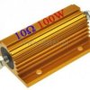 Rezystor drutowy 10R ( Ohm) 100W z radiatorem