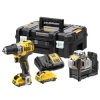 2-narzędziowy zestaw Combo wiertarko-wkrętarka 12V + Laser samopoziomujący, 2 x akumulator 2Ah + ładowarka DCK212D2T-QW