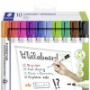 Staedtler Lumocolor 351 C10 Marker do białej tablicy niesegregowany (wybór koloru nie jest możliwy) 10 szt.
