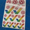 Amiga Ticks &amp; Boings sticker set A6 (white)