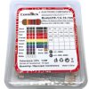 Zestaw rezystorów E3 0,25W 5% 160 sztuk w organizerze Coredllck