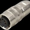 18893 Coupler, round connector, IP 68, 360°, shielded, 5-pin