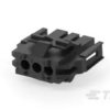 Obudowa złącza 3-pinowe -rzędowe raster: 4.19mm TE Connectivity Męski Miniature Rectangular II Złącze Centerline z