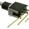 Toggle switch, metal, 1 pole, latching, On-On, 0.4 VA/20 V AC/DC, gold-plated, TL36WW05000