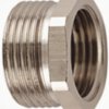 Thread adapter, brass, nickel-plated, silver, for M32-M25, 166-50915