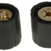 Pokrętło potencjometru oś: 3.2mm średnica: 15.5mm Okrągłe Nylon Czarny Sifam