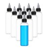 10x Butelka Dozująca 100ml z Aplikatorem Twist Top Cap Zakręcana do Płynów