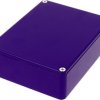 Aluminum die cast enclosure, (L x W x H) 119 x 94 x 38 mm, blue, IP54, 1590BB2CB