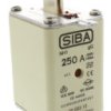Bezpiecznik NH 250A 500V ac NH1 gG - gL SIBA