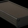 Aluminum enclosure, (L x W x H) 160 x 84 x 28 mm, black (RAL 9005), IP65, 1457J1601BK