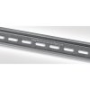 DIN rail, perforated, 35 x 7.5 mm, W 2000 mm, steel, white chromated, 181-47260, 1 piece with 2 meters