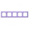 KARO Ramka pięciokrotna lawenda R-5S/54