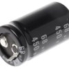 Kondensator 68μF 450V dc Zatrzaskowy Nichicon roztaw: 10mm 20 (Dia.) x 35mm