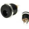 Gniazdo; 2,1mm; z wyłącznikiem; zasilające DC; 5,5mm; DC-022B-2,1; proste; na panel; 12mm; lutowany; 2A; 16V; plastik; RoHS