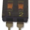 Przełącznik DIP 2-pozycyjny DPST THT 25 mA przy 24 V DC -20 → +70°C