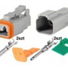 Złącze kostka DEUTSCH DT 2 PIN 1-2mm2