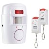 Alarm bezprzewodowy czujnik ruchu + 2 piloty 105db / 01002