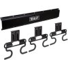 Sealey APHKIT4 Wall Mounting 6 Hook Storage Rail