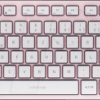 JK-7100DE-19 Keyboard, Bluetooth, pink, compact, DE