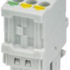 Socket, 6 pole, pitch 3.45 mm, straight, gray, 1510186