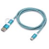 Arduino TPX00094 USB-C Cable 1m White Turquoise 1x USB-C 2x USB-C/USB-A