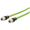 Metz Connect 142M2X11100 M12 Network Cable CAT 6A S/FTP 10m PUR Green 1pc