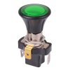 Green Off-On LED Push Pull Switch 10A A3-30L3B-01-HH