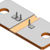 WSBS8536...80 Power Metal Strip® Battery Shunt Resistor With Three Sense Pins Very Low Value (25 µΩ, 50 µ	