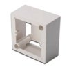 Puszka natynkowa do gniazd ściennych Keystone 80 x 80 mm, typ francuski DN-93804