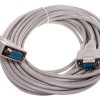 Kabel przedłużający RS232 1:1 Typ DSUB9/DSUB9, M/Ż beżowy 10m AK-610203-100-E