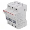 Gniazdo 10x38mm na szynę DIN 32A 690VAC Bieguny: 3 750VDC 485105