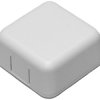 ABS miniature enclosure, (L x W x H) 40 x 40 x 20 mm, white, IP54, 1551SNAP1WH