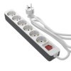 Gniazdo 5m 6 gniazda typ Schuko 16A 250 V