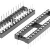 Podstawka DIL 2.54mm Pitch 7.62mm Row Spacing 28 Way, Przepust Toczony Pin E-TEC