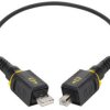 USB 2.0 connection cable, PushPull (V4) type A to PushPull (V4) type B, 2 m, black, 09454454903