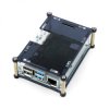 Obudowa do Raspberry Pi 4B - czarno-przezroczysta - LT-4B26