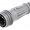 Złącze okrągłe wtyk męskie PIN: 3 18A 600V EXPlora niklowany EXP-0921/03/P