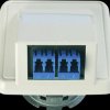 100022459 Fiber optic junction box, 2x2 LC duplex