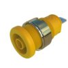 Gniazdo bananowe Żeński Wypustka typ Gniazdo bananowe Żółty 25A Hirschmann Test & Measurement rozmiar 4 mm