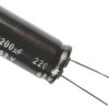 Kondensator 2200μF 63V dc Radialny, Otwór przelotowy Panasonic roztaw: 7.5mm 18 (Dia.) x 35.5mm