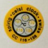 CelsiClock-znacznik temperatury, samoprzylepna etykieta termoczułaCC-116/138, 116°C - 138°C, 5 temperatur, opakowanie 10 etykiet
