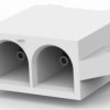 Pin header, 2 pole, pitch 6.35 mm, straight, natural, 1586953-1