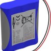 Pakiet akumulatorów 18650, Li-Ion Ansmann 1S3P, Ilość ogniw: 3, 3.6 V, 10500 mAh, Przewód