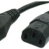 Device connection cable, Japan, plug type B, straight on C13 socket, straight, HVCTF 3x1.25 mm², black, 2.5 m, 498GJTW-CNS HVCTF