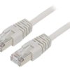 Patch cord F/UTP, Cat 5e, wtyk RJ45 z obu stron, linka, CCA, 10m PP22-10M