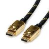 Roline Gold Displayport Kabel, V1.4, Dp M/M, 3 M