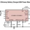 High Efficiency Battery Charger/USB Power Manager with Regulated Output Voltage