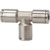 T connector, 16 bar, brass, nickel-plated, for hose, 108993