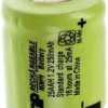 GP GPIND25AAHB Akumulator specjalny 1/3 AA Płaska-Góra NiMH 1.2 V 250 mAh 1 szt.